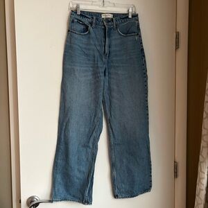 Abercrombie Blue Loose High-Rise Jeans